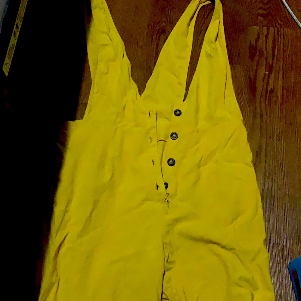 Sienna Sky Large Yellow Jumpsuit